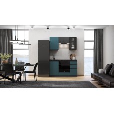 Кухня Техно-6 1,5м (Графит/Атлантик софт/Графит софт NEW) Кухня Техно-6 1,5м (Графит/Атлантик софт/Графит софт NEW)