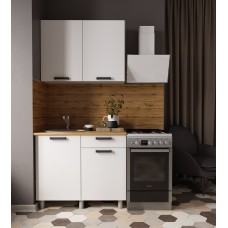 Кухня Осло, 1м Карбон Фарфор