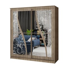 Шкаф-купе Элегант №2 2,0 м, Ясень шимо темный Шкаф-купе Элегант №2 2,0 м, Ясень шимо темный