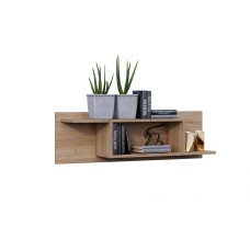 Полка Нэнси New (ЛДСП), Белый светлый, Сонома Полка Нэнси New (ЛДСП), Белый светлый, Сонома