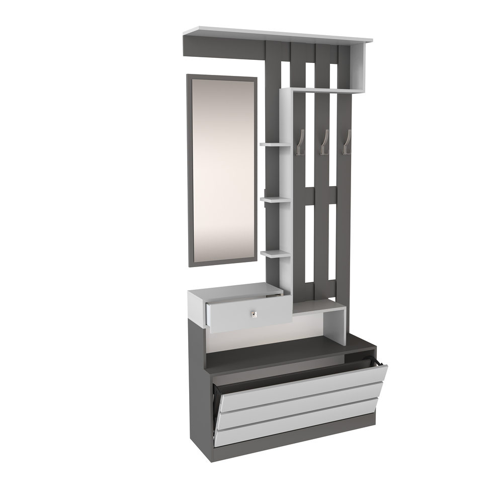 Центральная секция Ямайка ЯПЦС-1, Графит серый, Камень серый Центральная секция Ямайка ЯПЦС-1, Графит серый, Камень серый