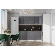 КГ Угловой Вектор 240*100 Графит (без столешницы) в.27