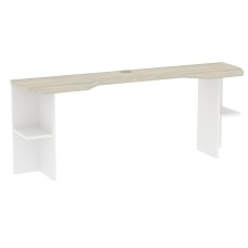 Надстройка для стола Аурелио 85, Блэквуд Сатиновый - Белый