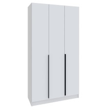 Шкаф Мадрид (1,2) без зеркала белый