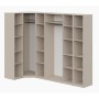 Шкаф с наполнением (22 полки + 2 штанги) ШК 5, Меланж