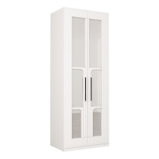 Шкаф для одежды Валенсия 13.329, Белый шагрень