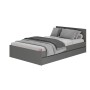 Кровать с настилом ЛДСП и ящиками Симпл КР-07 120х200, Графит