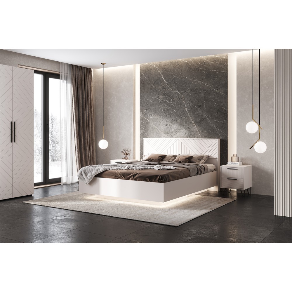 Кровать парящая с ортопедическим основанием (металл) Флэш 1,6 м, Кашемир Кровать парящая с ортопедическим основанием (металл) Флэш 1,6 м, Кашемир