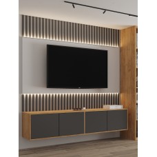 Комплект декоративных реек 30х22, графит Комплект декоративных реек 30х22, графит