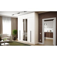 Мадрид Гардеробная система 2,45м,Белый