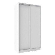 Шкаф-купе двухдверный 1200 Домашний Белый Шкаф-купе двухдверный 1200 Домашний Белый