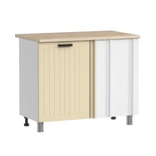 МК Аленушка НПУ 1000 Орхидея Крем, скоба антрацит (со столешницей)