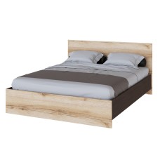 Кровать 160x200 с настилом из ДСП Плейона, венге