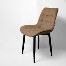 Стул "Бостон" черный матовый Томми 03 капучино Стул "Бостон" черный матовый Томми 03 капучино