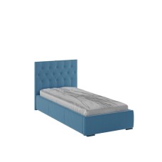 Кровать с ортопедическим основанием Октавия 90х200, Светло - голубой Кровать с ортопедическим основанием Октавия 90х200, Светло - голубой