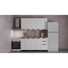 ГК Аленушка 1,6м  Лилия Молочный/Молочный,скоба черный,черный