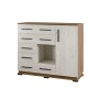 Комод Модена МК-2 Дуб крафт табачный/Дуб крафт белый
