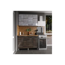 Кухня Танго 1.2м., Шале серебро; Шале дуб мореный Кухня Танго 1.2м., Шале серебро; Шале дуб мореный