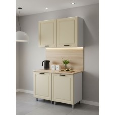 МК Аленушка 1м Астра Крем,скоба черный,сонома