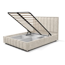 Кровать с подъемным механизмом Мирабель КР-11 (1,4м), Миндаль Кровать с подъемным механизмом Мирабель КР-11 (1,4м), Миндаль