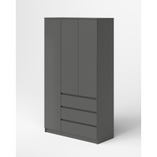 МС Охта Лайт Шкаф 1200.3 Антрацид