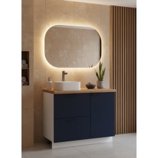 ВГ 1050 Ежевика/Белый гладкий Арника РМ (со столешницей) в.2