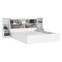 Кровать с надстройкой и тумбами Бася 1,6м, Белый