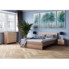 Спальня Ронда, Ясень Шимо;Дуб Сонома. Комплект 1