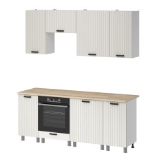 МК Аленушка 2м Лотос Молочный,скоба антроцит,сонома