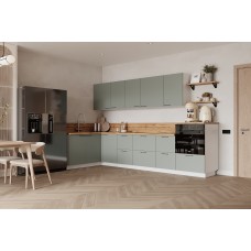 КГ Угловой 1500х3150 (без пм) Эмаль, Олива  Арника РМ