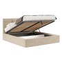 Кровать с подъёмным механизмом 1600 Римини, бежевый 729