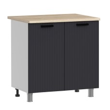 МК Аленушка Н 800 Лотос Сталь,скоба антрацит (со столешницей)