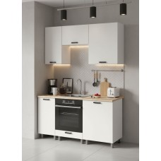 МК Аленушка 1,6м в.5 Лаванда Молочный,скоба черный,сонома