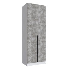 Шкаф Мадрид (0,8) белый/ателье светлое