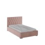 Кровать с ортопедическим основанием Октавия 120х200, Пыльная роза