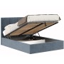 Кровать с подъёмным механизмом 1600 Марсель, темно-серый