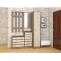 Прихожая Ямайка. Комплект 3, ясень шимо
