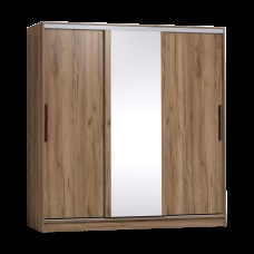 Шкаф-купе с зеркалом Strike 2000 Дуб табачный Craft