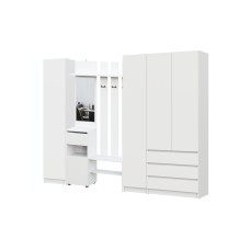 Прихожая Бали, Белый. Комплект 5