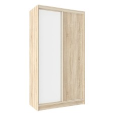 Шкаф-купе двухдверный с зеркалом 1200 Домашний Дуб сонома