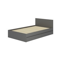 Кровать 1,2 м Симпл КР-07, графит Кровать 1,2 м Симпл КР-07, графит