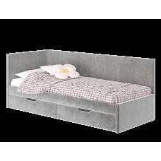 Кровать односпальная "Лео" КР-49 Белый/Хром/ЛДСП настил Кровать односпальная "Лео" КР-49 Белый/Хром/ЛДСП настил