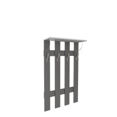 Вешалка Ямайка ЯПВ-1, Графит серый, Камень серый Вешалка Ямайка ЯПВ-1, Графит серый, Камень серый