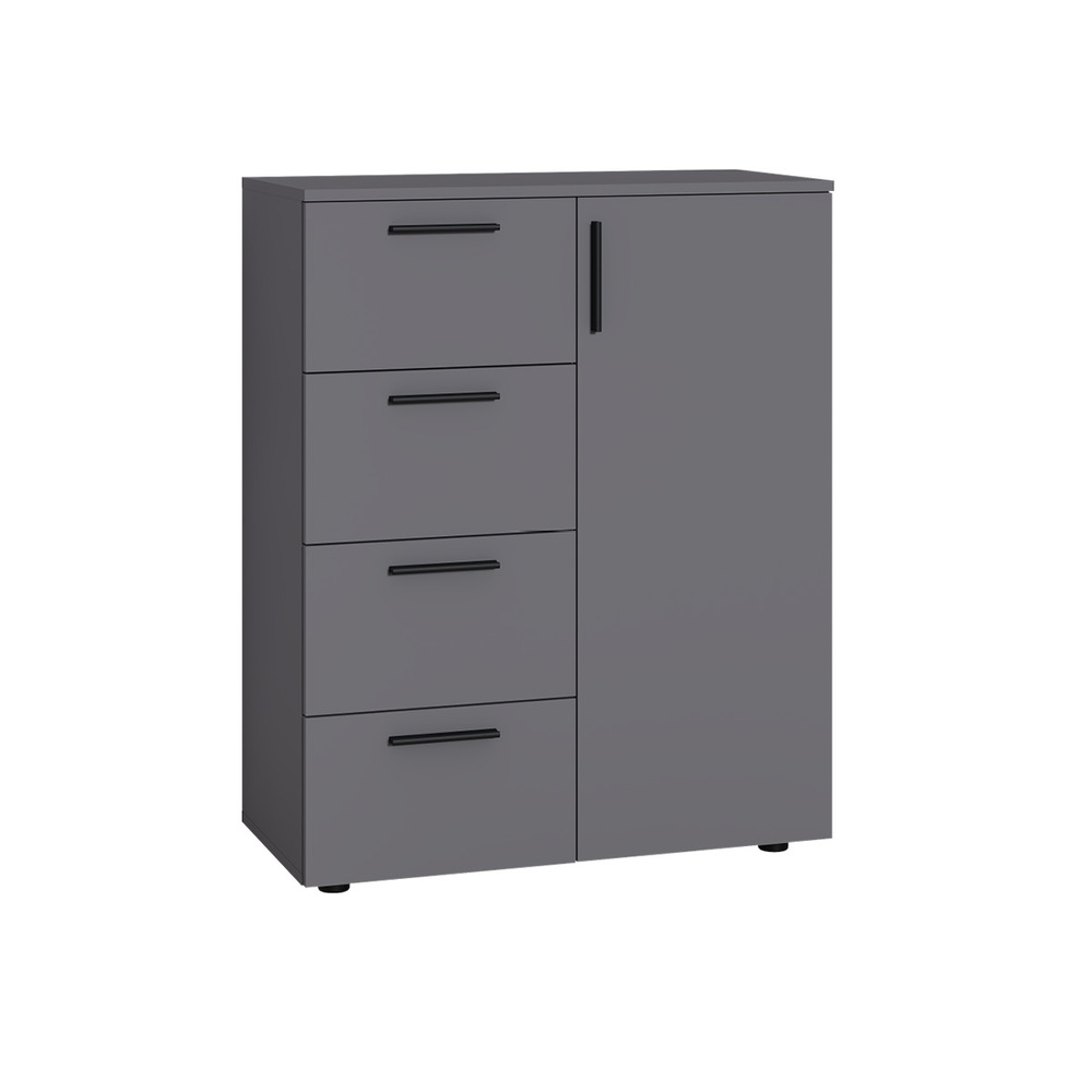 Комод Эйр 16.241, Серый графит Комод Эйр 16.241, Серый графит