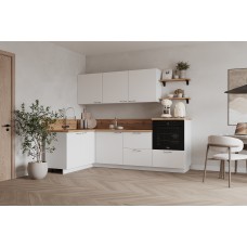 КГ Угловой 1500х2400 (без пм) , Белый софт матовый  Арника РМ