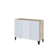 Гостиная Сириния Комод дуб крафт серый/светло-серый