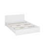 Кровать 140х200 с основанием ЛДСП Ронда КР-140, белый