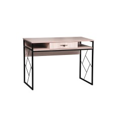 Стол Скарлетт, Дуб сонома;Черный Стол Скарлетт, Дуб сонома;Черный