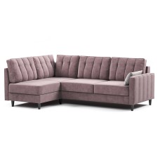 Диван кровать угловой Арно, Розовый