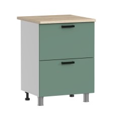 МК Аленушка Н2Я 600 Орешник, Матовая Мята, скоба черный